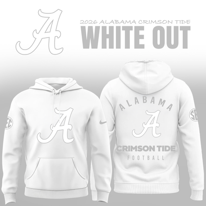 Alabama "2026 White Out" Limited Editions