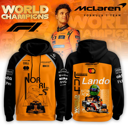Limited Edition 2025 Lando Norris World Champions Combo Hoodie