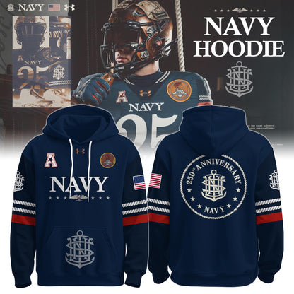 Navy Midshipmen x 250th Anniversary Collection Hoodie Limited Edition
