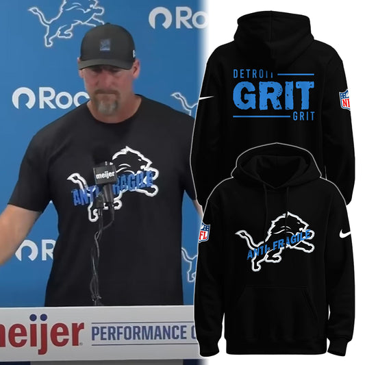 FDan Campbell DL Anti- Fragile Black Hoodie Limited Edition 2025