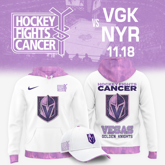 Vegas Golden Knights 2025 Hockey Fights Cancer - VGK x NYR(11.18)