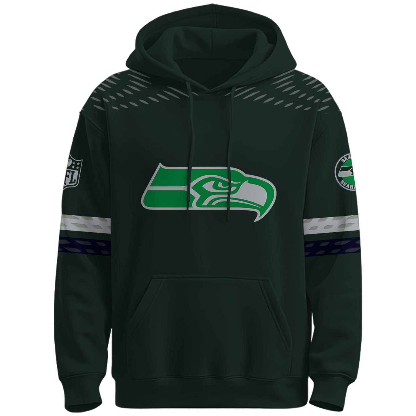 Unisex Seahawks Helmet Inspired Hoodie