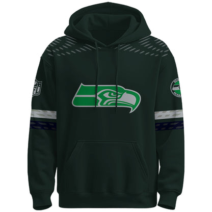 Unisex Seahawks Helmet Inspired Hoodie