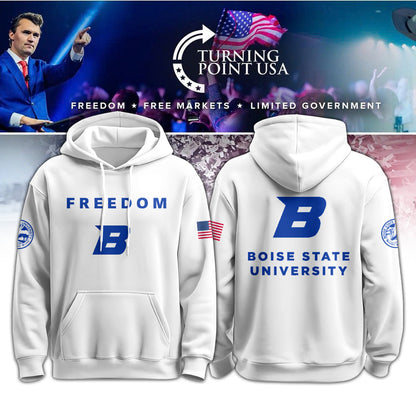 Limited Edition Boise State University x Turning Point USA Hoodie