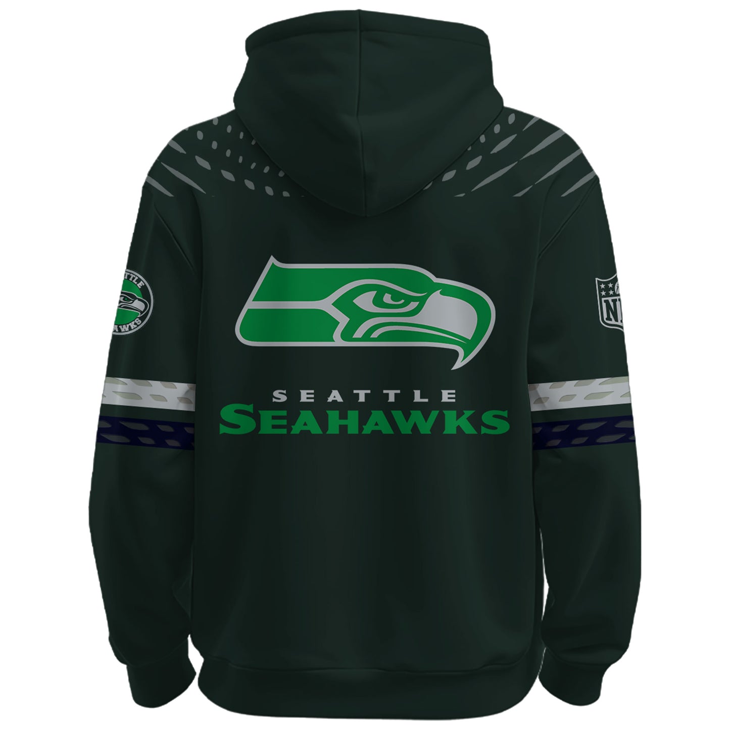 Unisex Seahawks Helmet Inspired Hoodie