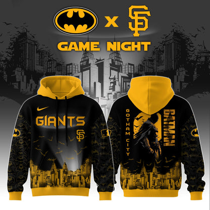 San Francisco Giants x DC Batman Game Night Special Edition Hoodie