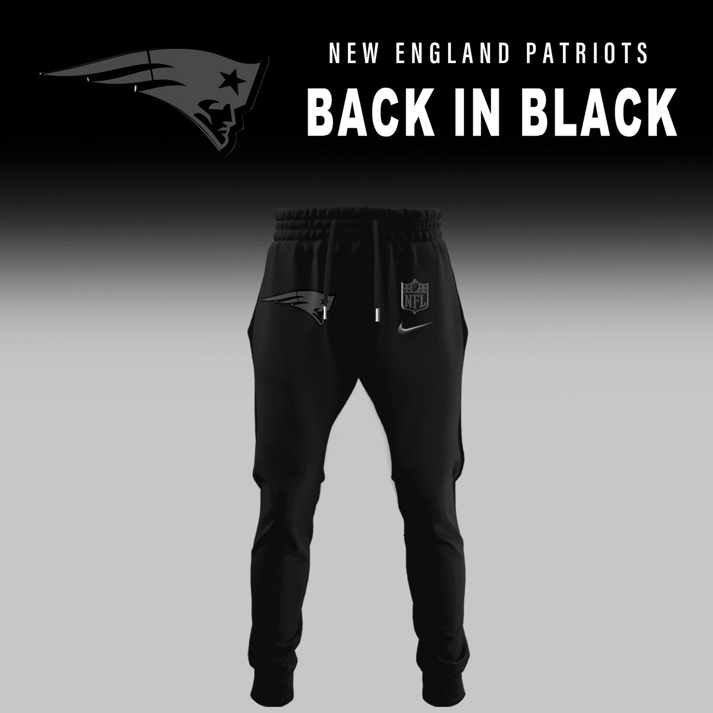 New England Patriots 2025 Back In Black Limited Edition Shirt