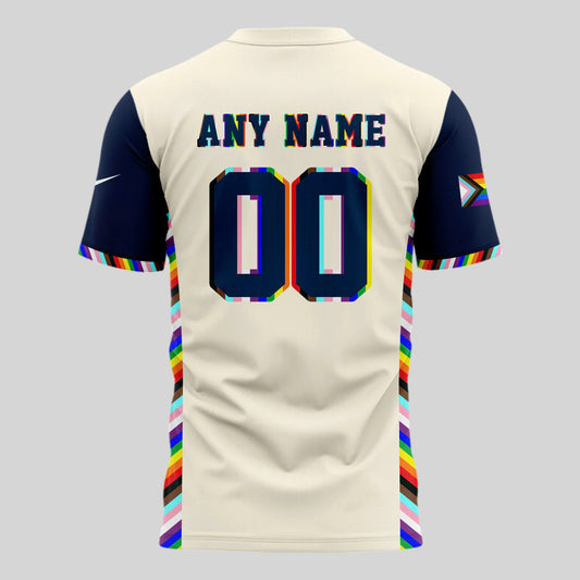 Special New Pride Patriots Logo Tshirt Custom Name Numbers