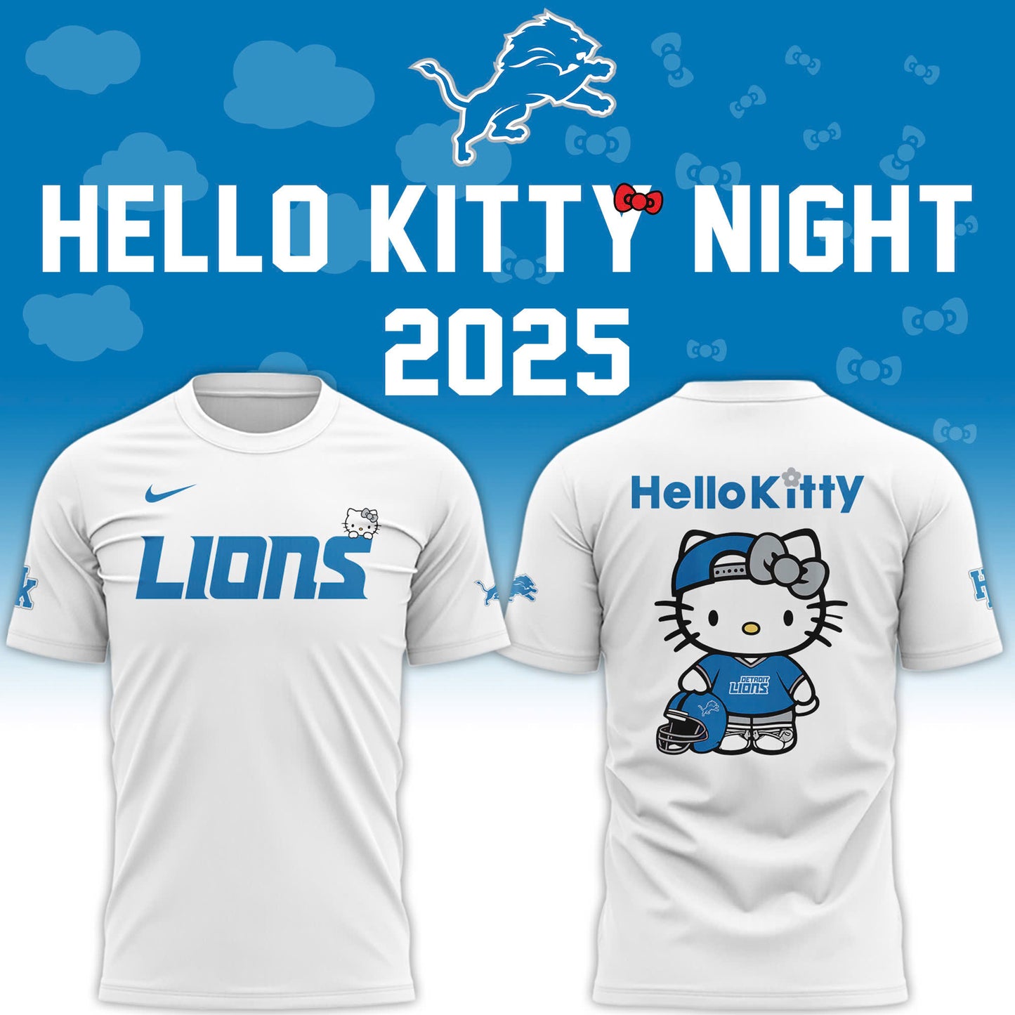 Special New Lions x Hello Kitty Tshirt 2025