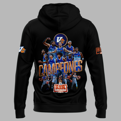 09.Vaqueros de Bayamon Champions Baloncesto Superior Nacional 2025 Hoodie