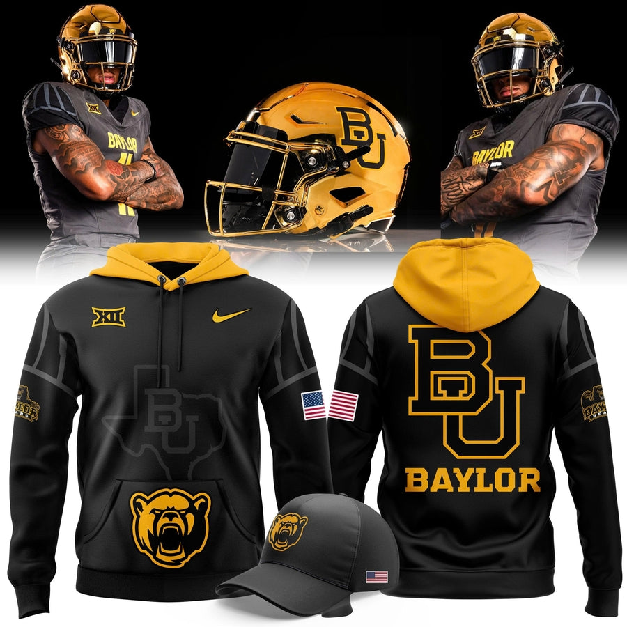 Men's Chrome Era Baylor Football Hoodie 2025