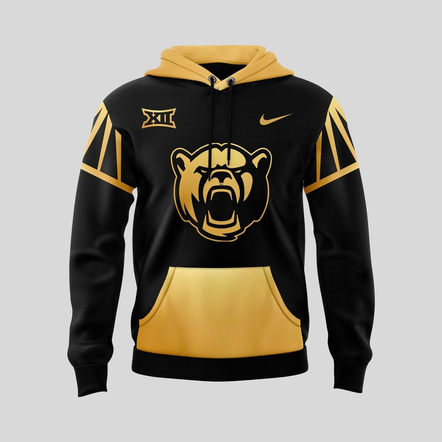 Men's Gold Chrome Baylor Football Hoodie 2025