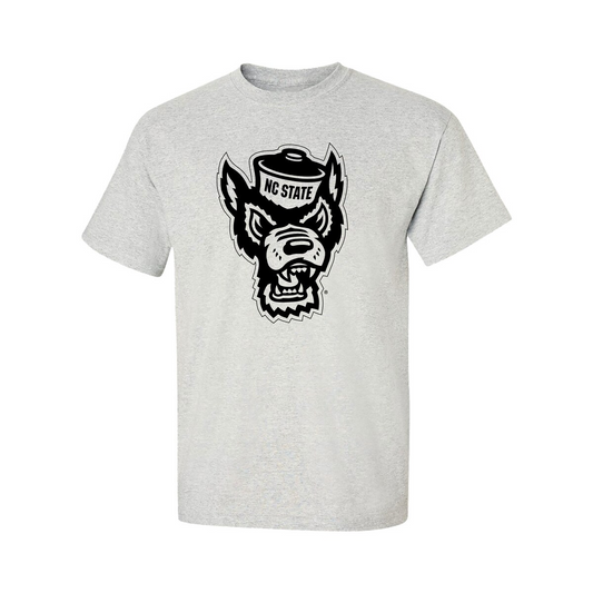 Marble Heather Short Sleeve Tee - Wolfhead Logo