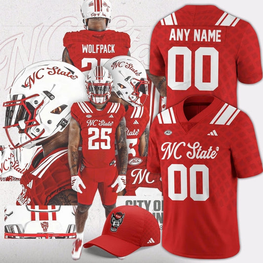 NC State 'The City of Oaks' Uniform Football Jersey