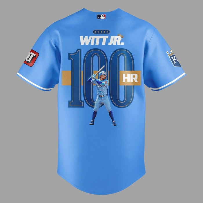 Special Kansas City Royals Bobby Witt Jr. reach 100 homers Jersey