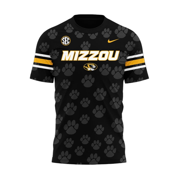 Special New Dark Mode Mizzou Wordmark Uniform Tshirt