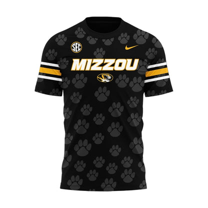 Special New Dark Mode Mizzou Wordmark Uniform Tshirt