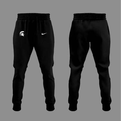 Special New Black Michigan State Spartans Alternate Uniform Tshirt