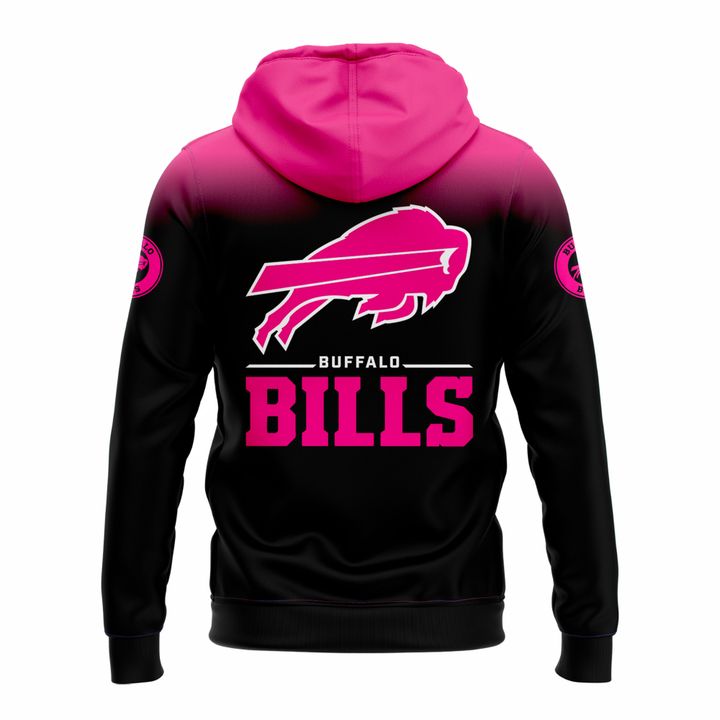 Buffalo Bills NFL Breast Cancer Awareness 2025-2026 Hoodie v2