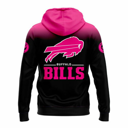 Buffalo Bills NFL Breast Cancer Awareness 2025-2026 Hoodie v2