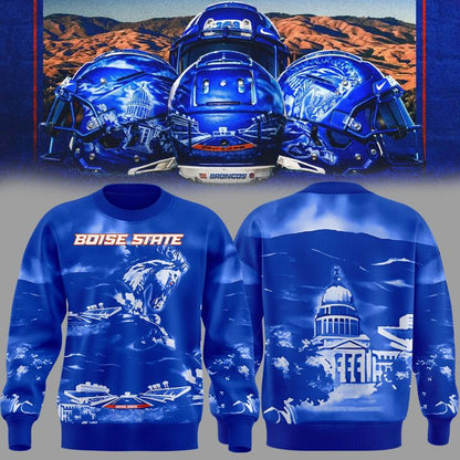 Boise State Broncos Football "The Blue and the State of Idaho" Special Edition SWEATSHIRT 2025 V2