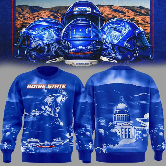 Boise State Broncos Football "The Blue and the State of Idaho" Special Edition SWEATSHIRT 2025 V2