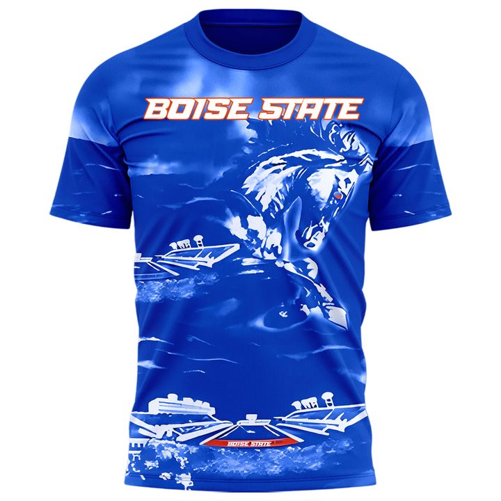 Boise State Broncos Football "The Blue and the State of Idaho" Special Edition Tshirt 2025 V1