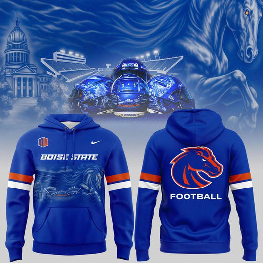 Boise State Broncos Football "The Blue and the State of Idaho" Special Edition 2025 Hoodie V2