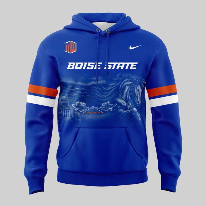 Boise State Broncos Football "The Blue and the State of Idaho" Special Edition 2025 Hoodie V2