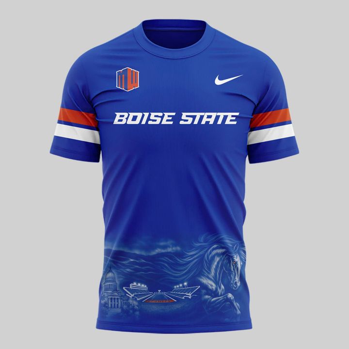 Boise State Broncos Football "The Blue and the State of Idaho" Special Edition Tshirt 2025 V2
