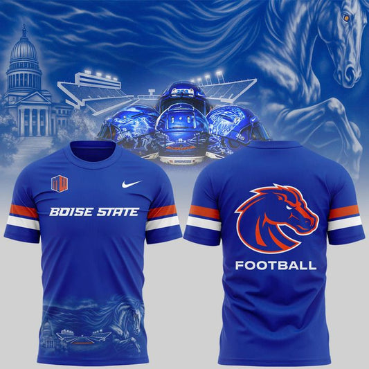 Boise State Broncos Football "The Blue and the State of Idaho" Special Edition Tshirt 2025 V2