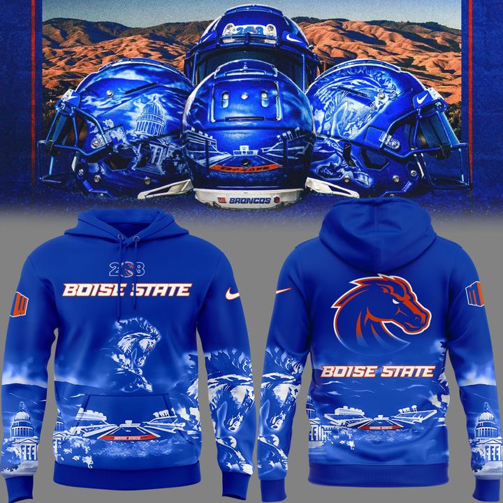 Boise State Broncos Football "The Blue and the State of Idaho" Special Edition 2025 Hoodie V3