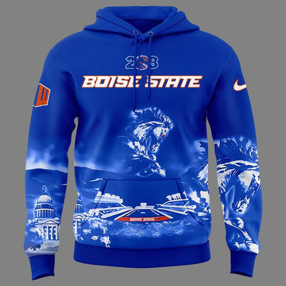 Boise State Broncos Football "The Blue and the State of Idaho" Special Edition 2025 Hoodie V3