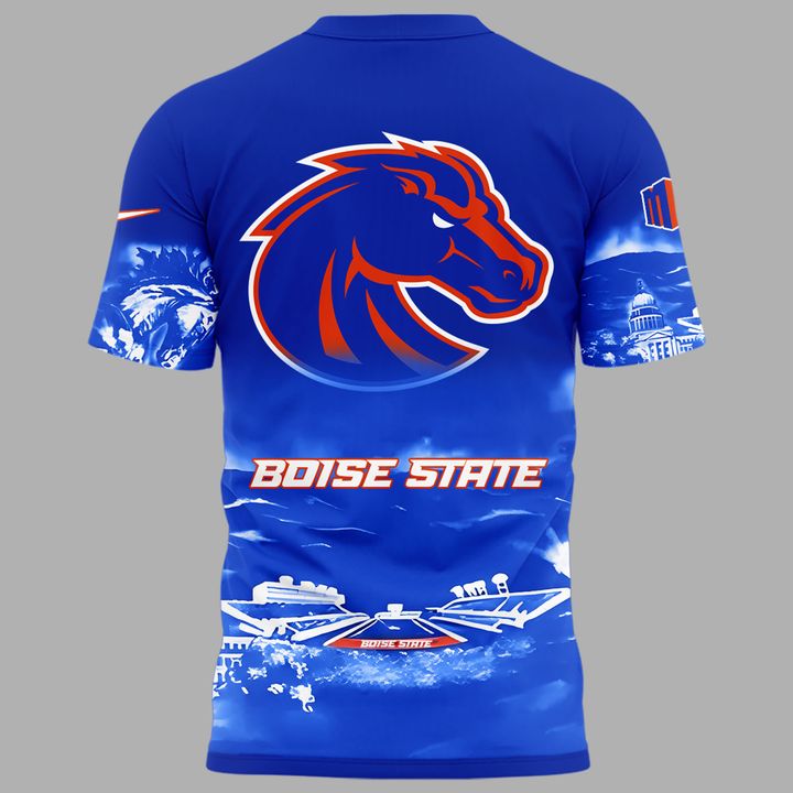 Boise State Broncos Football "The Blue and the State of Idaho" Special Edition Tshirt 2025