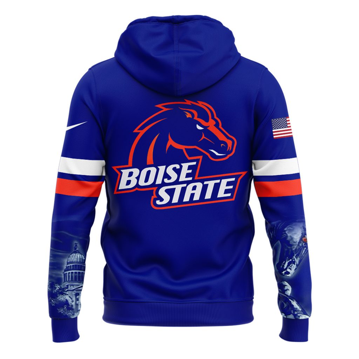 Boise State Broncos Football "The Blue and the State of Idaho" Special Edition 2025 Hoodie V5