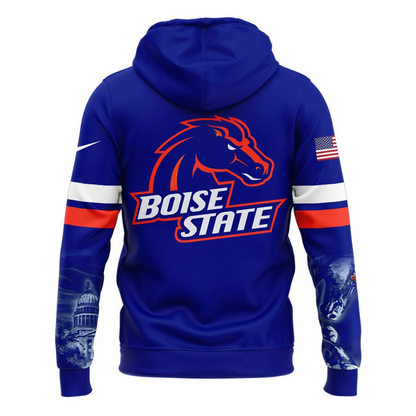 Boise State Broncos Football "The Blue and the State of Idaho" Special Edition 2025 Hoodie V5