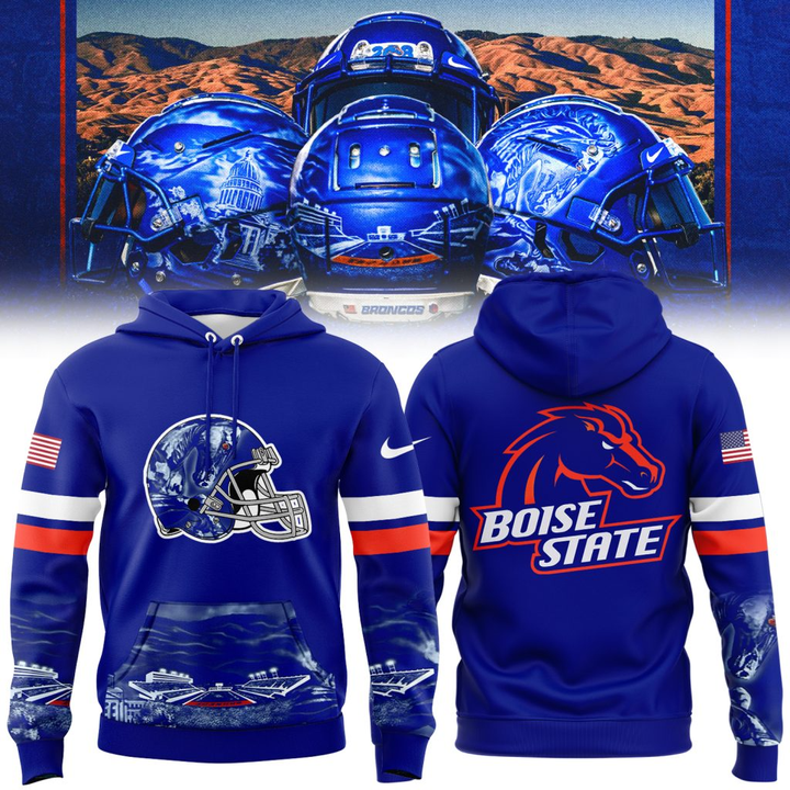 Boise State Broncos Football "The Blue and the State of Idaho" Special Edition 2025 Hoodie V5