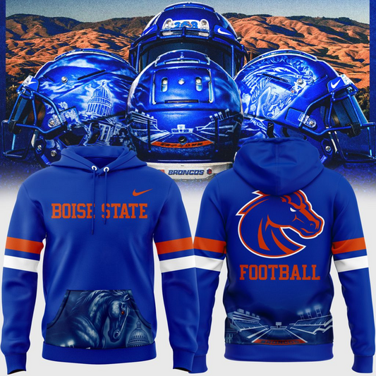 Boise State Broncos Football "The Blue and the State of Idaho" Special Edition 2025 Hoodie V7