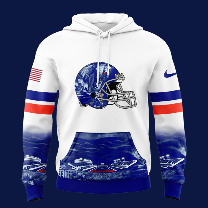 Boise State Broncos Football "The Blue and the State of Idaho" Special Edition 2025 Hoodie V8