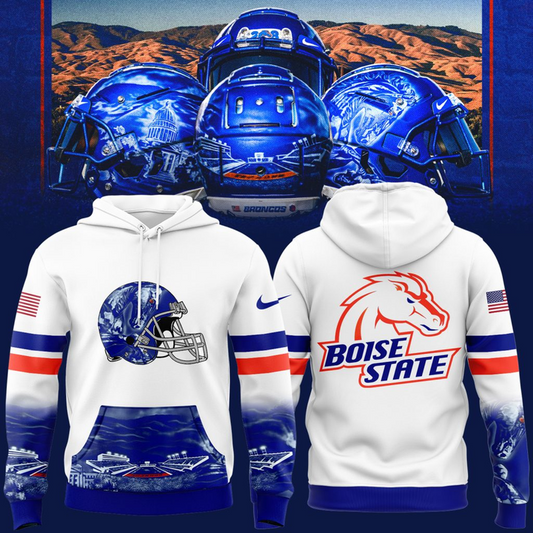 Boise State Broncos Football "The Blue and the State of Idaho" Special Edition 2025 Hoodie V8