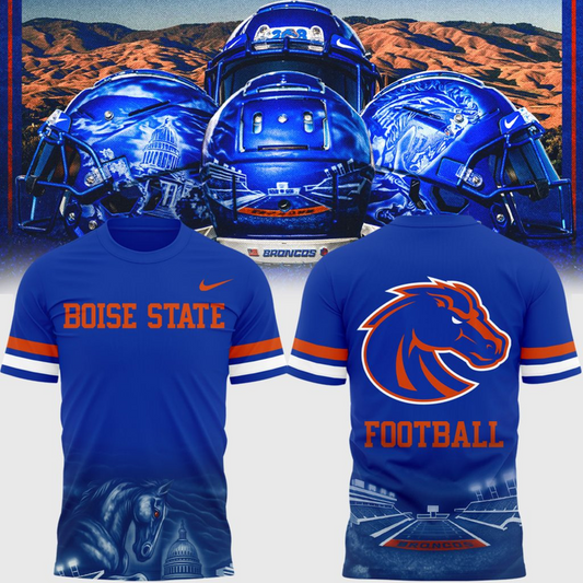 Boise State Broncos Football "The Blue and the State of Idaho" Special Edition Tshirt 2025 V6
