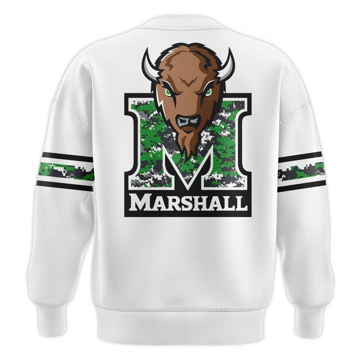 Marshall Thundering Football 2025 Limited Sweatshirt - White