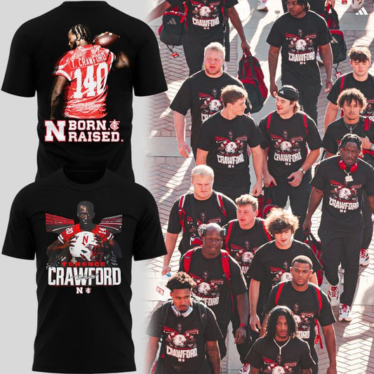 Special 2025 Terence Crawford x Nebraska Huskers T-shirt