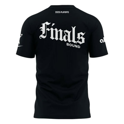 LAS VEGAS ACES RAISE THE STAKES 2025 PLAYOFFS BLACK TEE