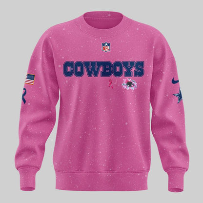 Limited Edition Dallas Cowboys Breast Cancer Awareness Pink Sweat 2025