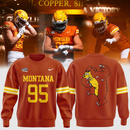 Limited Edition sweatshirt Montana Griz Football for fans.