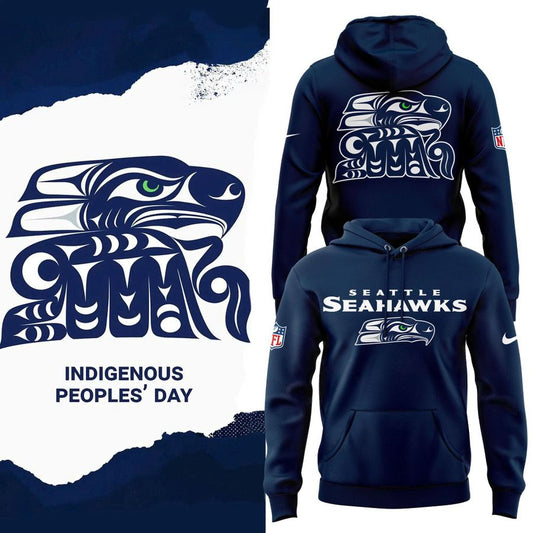 Seattle Seahawks Indigenous Peoples' Day Hoodie-V2