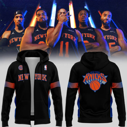 2025 New York Knicks Statement Edition Zip Hoodie