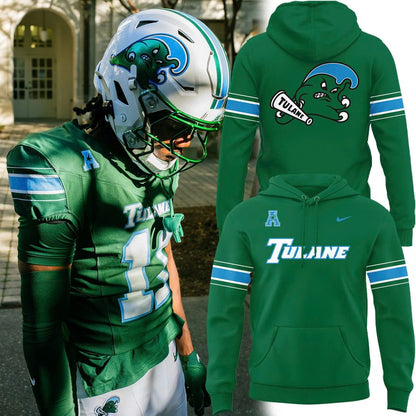 Special Tulane Green Wave Wordmark Logo Uniform Hoodie