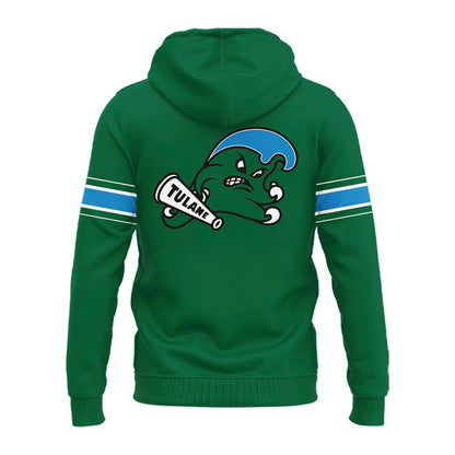 Special Tulane Green Wave Wordmark Logo Uniform Hoodie